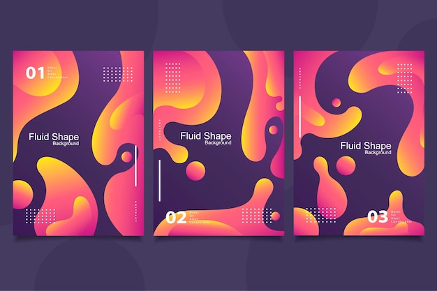 Abstract shapes cover collection