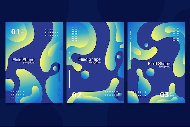 Abstract shapes cover collection