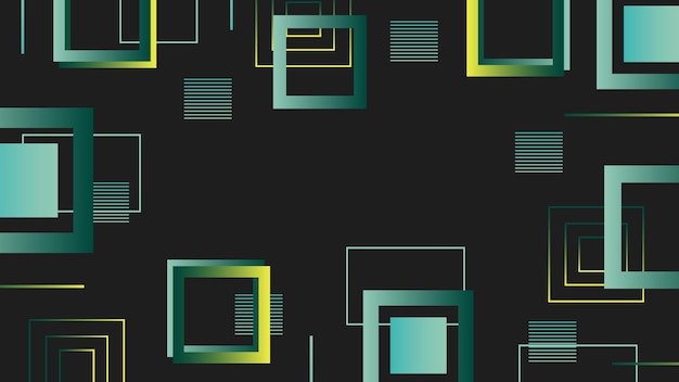 Abstract shapes geometric background colorful template design