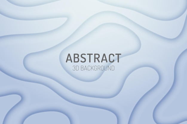 Vector abstract shapes gradient 3d background