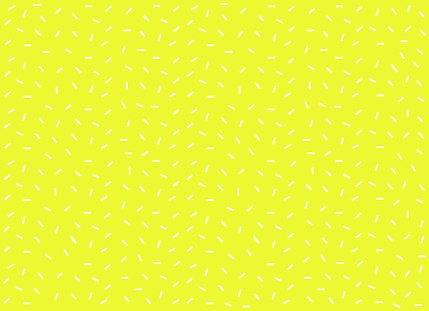 Abstract shapes pattern on yellow background vector illustration