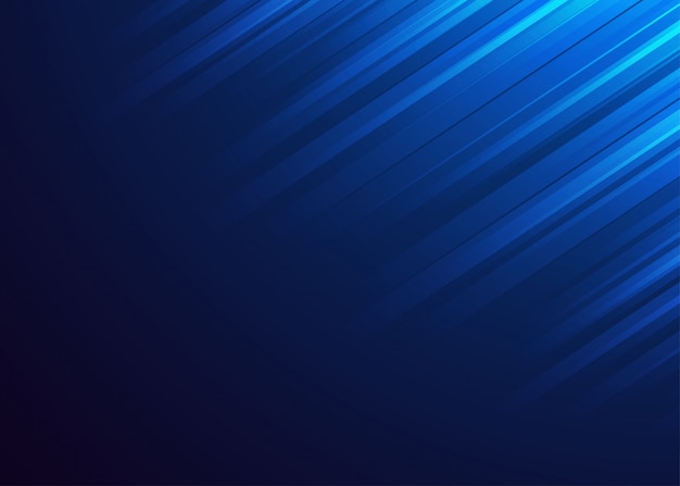 Abstract shining light on blue background