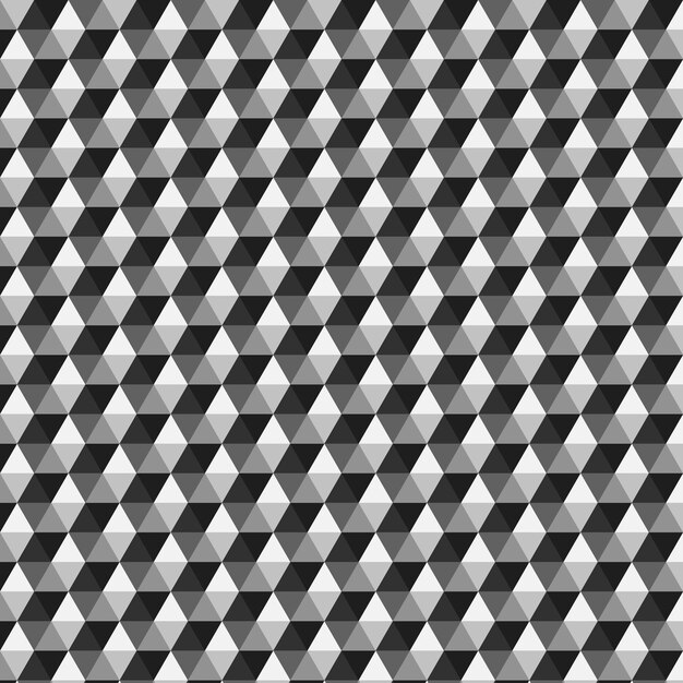 Vector abstract silver color seamless hexagonal geometric pattern