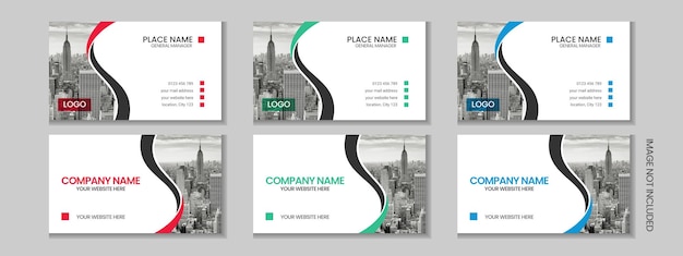 Abstract simple creative modern and clean professional business card template design with texture