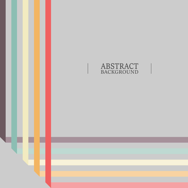 Abstract simple line retro background 025