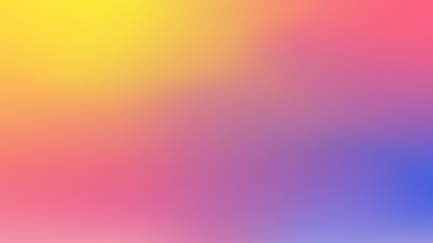 Abstract smooth blur colorful gradient background with blank space for festive graphic design