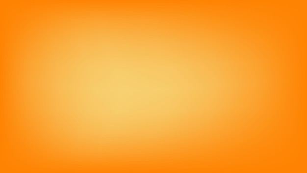 абстрактное гладкое размытие оранжевого цвета градиента освещения фона с пустым пространством для графического дизайна