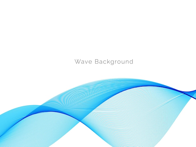 Abstract smooth color wave vector