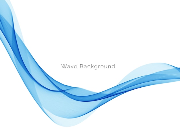 Abstract smooth color wave vector