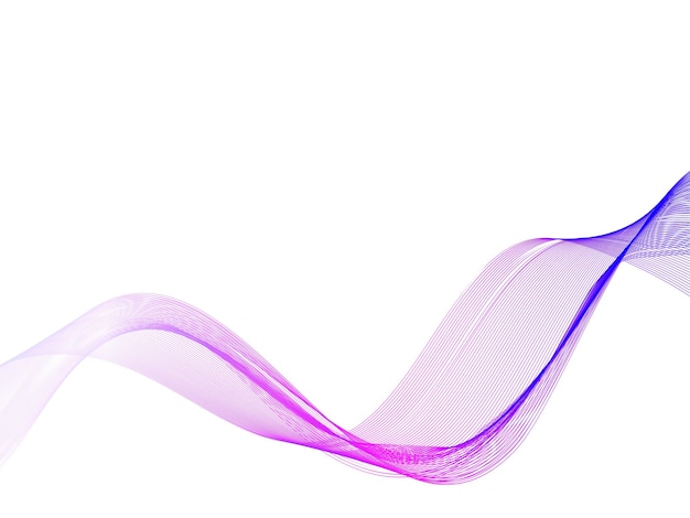 Abstract smooth stylish colorful wave design background