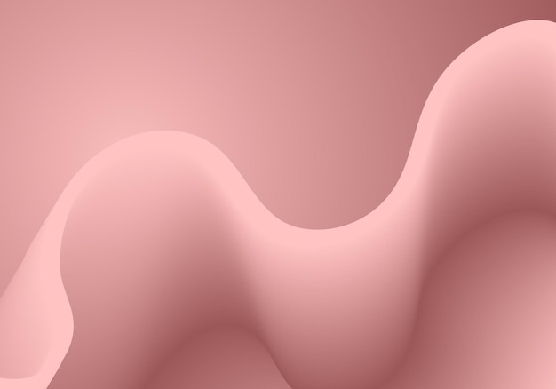 Vector abstract soft color fluid wave. duotone geometric compositions with gradient 3d flow shape.