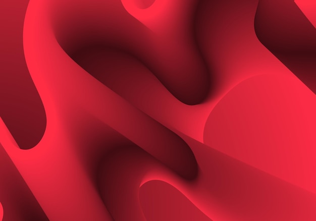 Abstract soft color fluid wave. Duotone geometric compositions with gradient 3d flow shape.