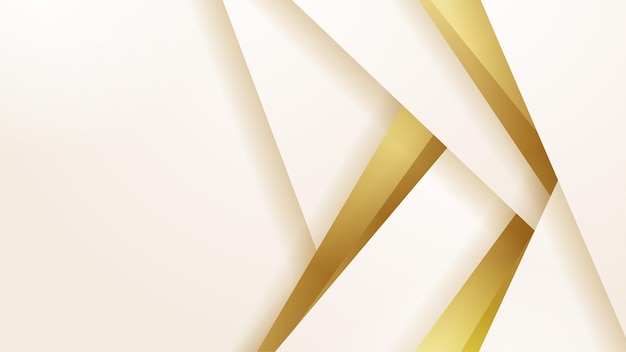 Vector abstract soft golden lines background