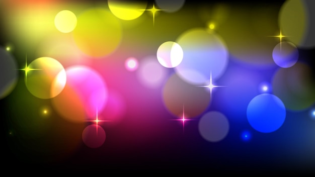 Abstract sparkling bokeh background concept