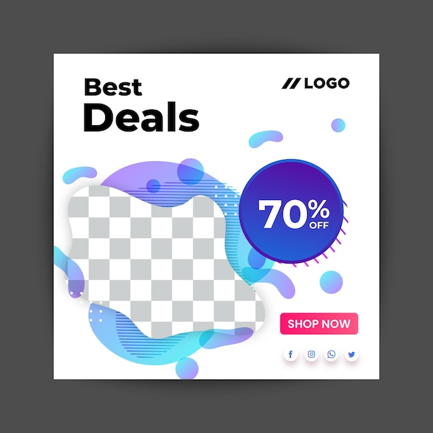 abstract special offer promotion banner mega sale