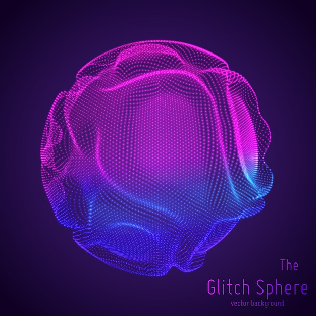 Abstract sphere of particles