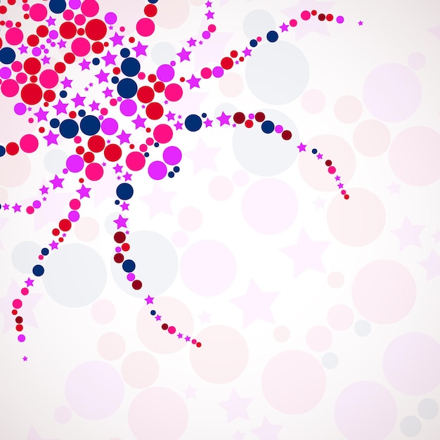 Abstract spider cartoon colorful art illustration