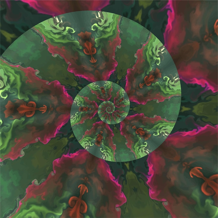 Vector abstract spiral background vector illustration