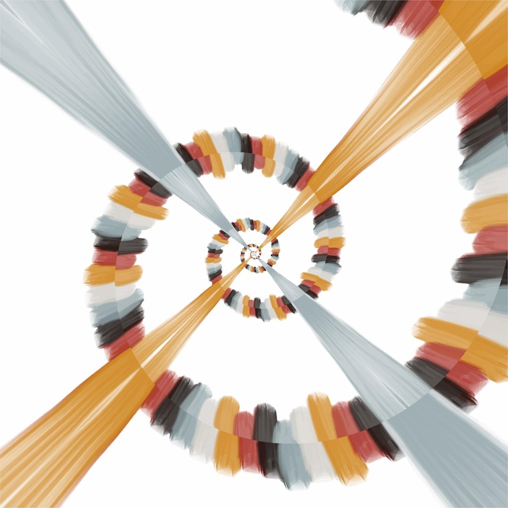 Vector abstract spiral background vector illustration