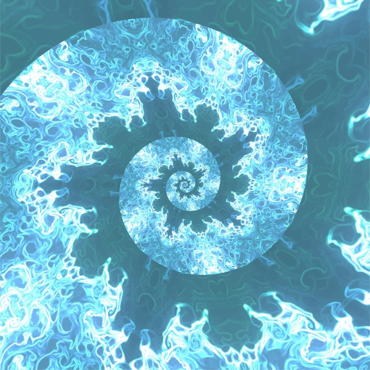 Vector abstract spiral background vector illustration
