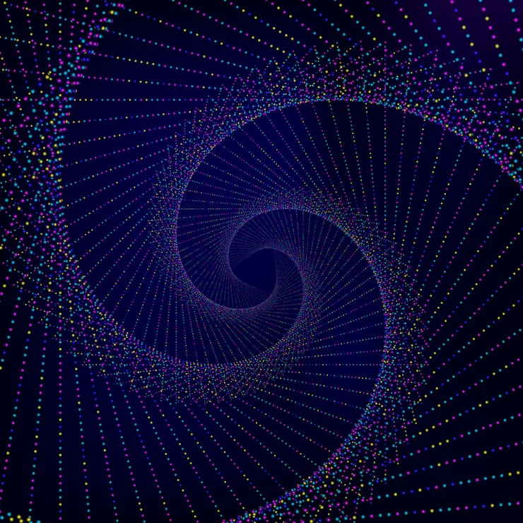 Vector abstract spiral background.