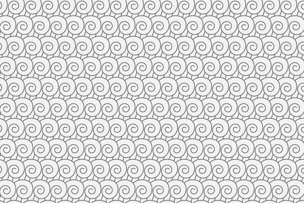 Abstract spiral line geometric style seamless pattern template style background wallpaper design