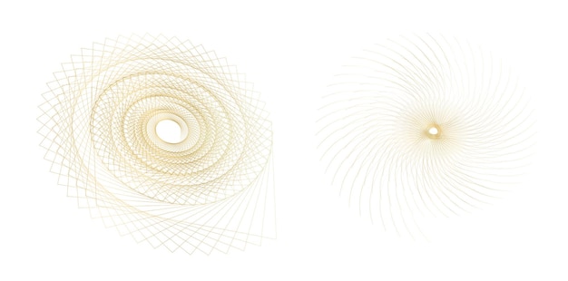 abstract spiral rainbow design element on white background of twist lines vector illustration eps 10 golden ratio traditional proportions vector icon fibonacci spiral for elegant business card