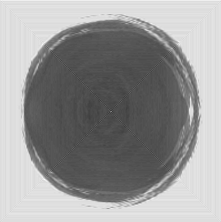 Vector abstract spiral texture