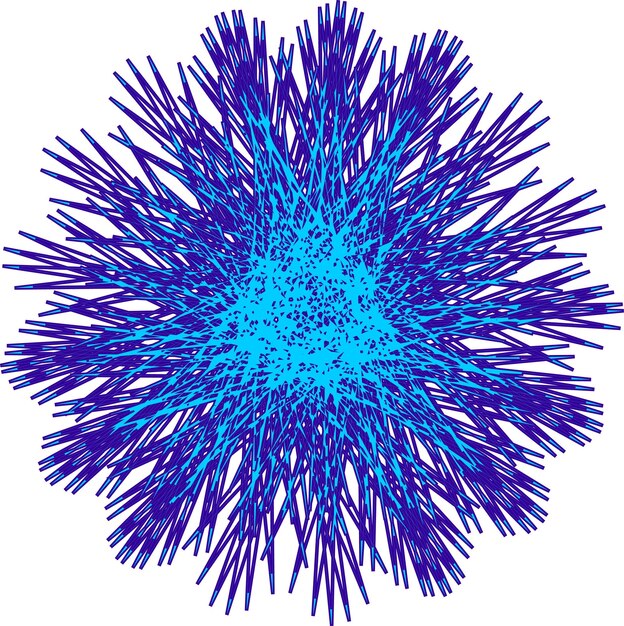 Abstract spirograph element Vector spirograph
