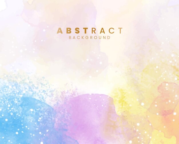 Vector abstract splashed watercolor background design for your cover date postcard banner logo