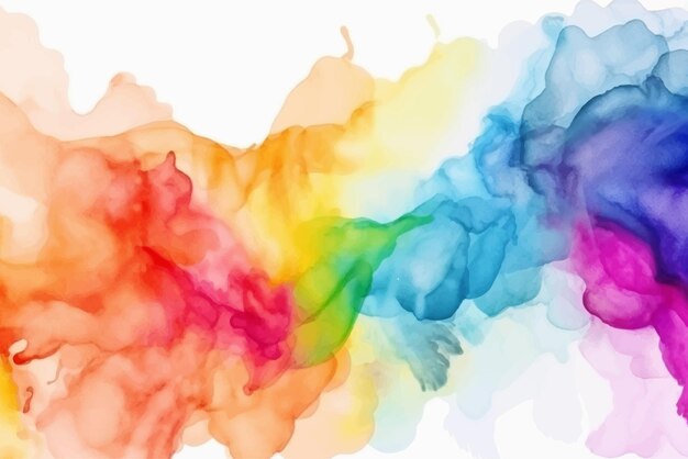 Vector abstract splashed watercolor textured background multicolored watercolor background