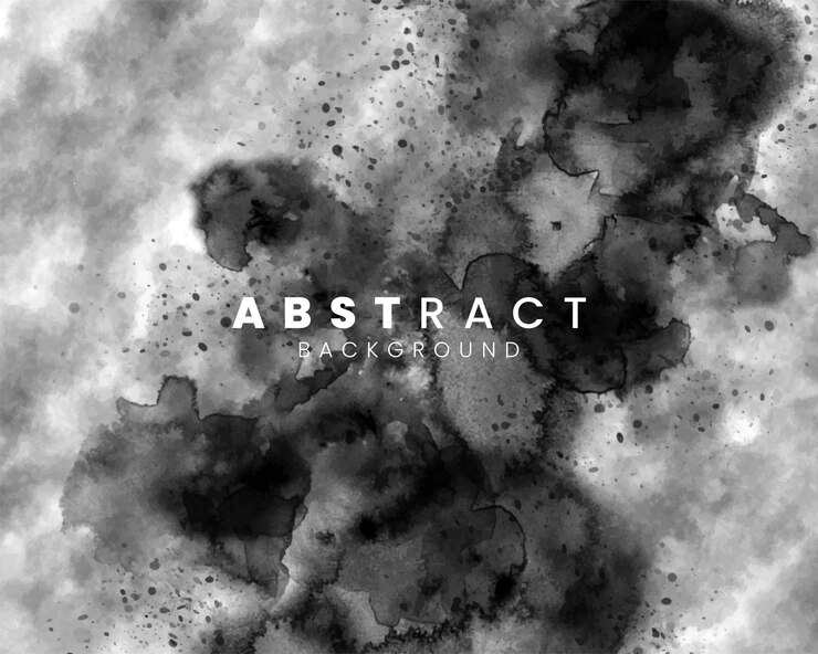 Vector abstract splashed watercolor textured background