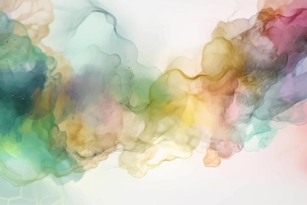 Abstract splashed watercolor textured background