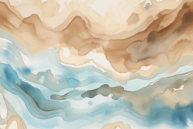 Abstract splashed watercolor textured background