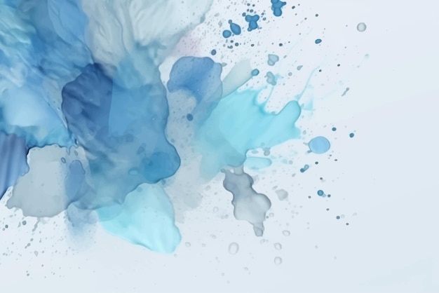 Abstract splashed watercolor textured background