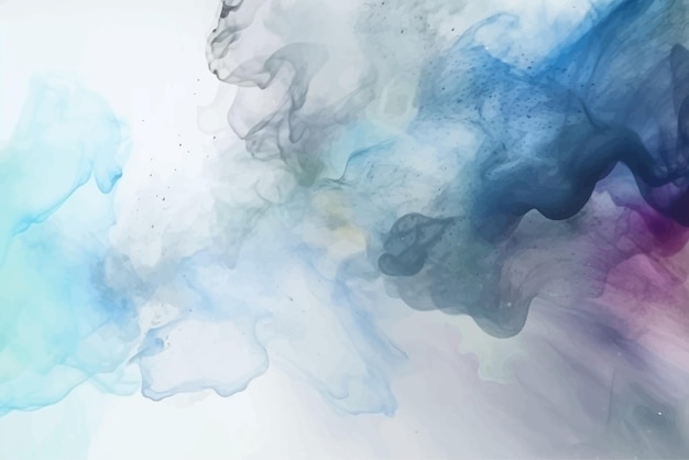 Vector abstract splashed watercolor textured background