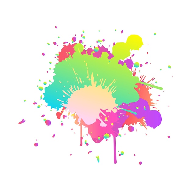 Abstract splatter color background