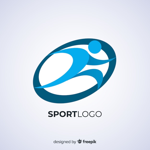 Vettore modello astratto logotipo sportivo