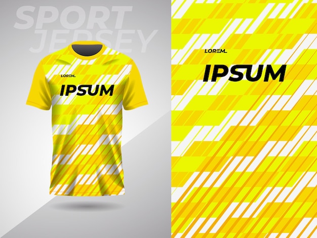 abstract sports yellow jersey football soccer racing gaming motocross cycling running