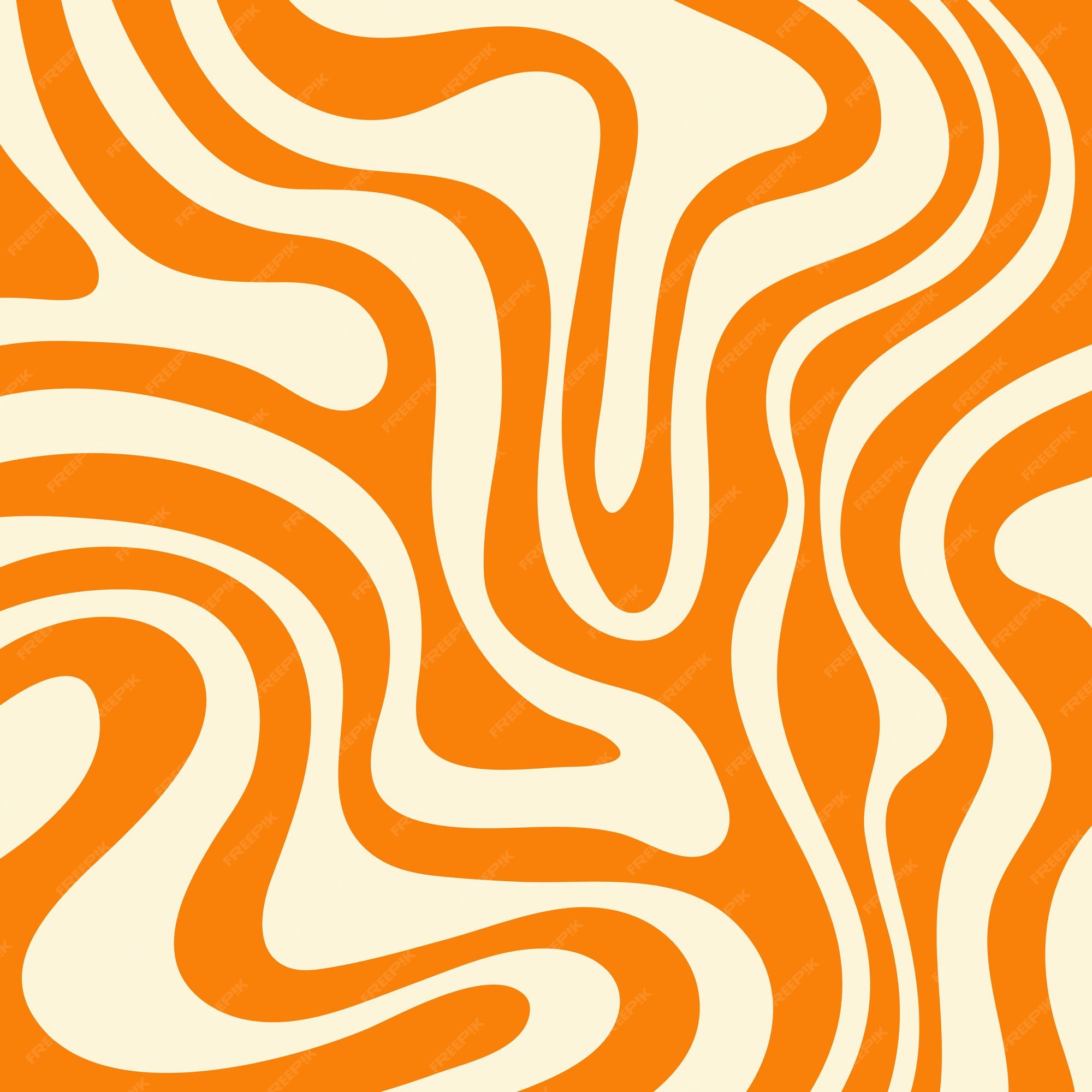 Premium Vector | Abstract square aesthetic background with orange and ...