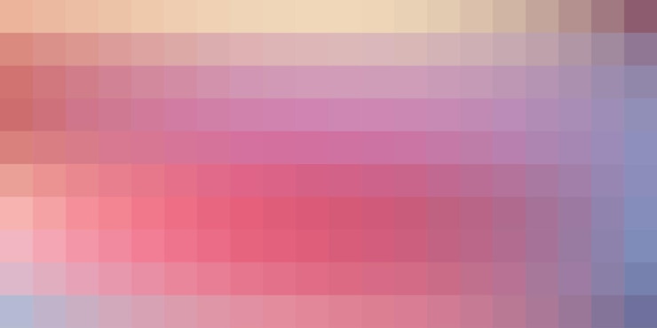 Vector abstract square pixel mosaic background