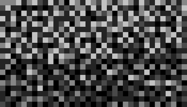 Abstract square pixels background pixel landscape black and gray mosaic pattern square mosaic
