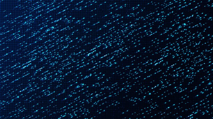 Vector abstract star light technology microchip background