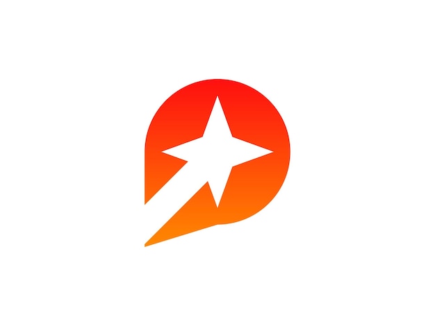 abstract star logo design templates