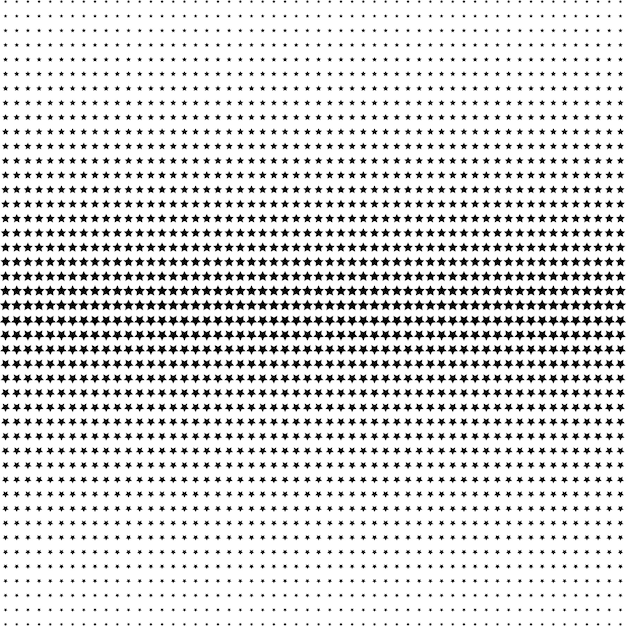 Vector abstract star shape pattern halftone background