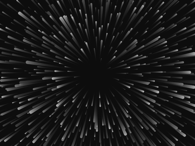 Vector abstract star or sun. explosion effect. black and white vector illustration eps10