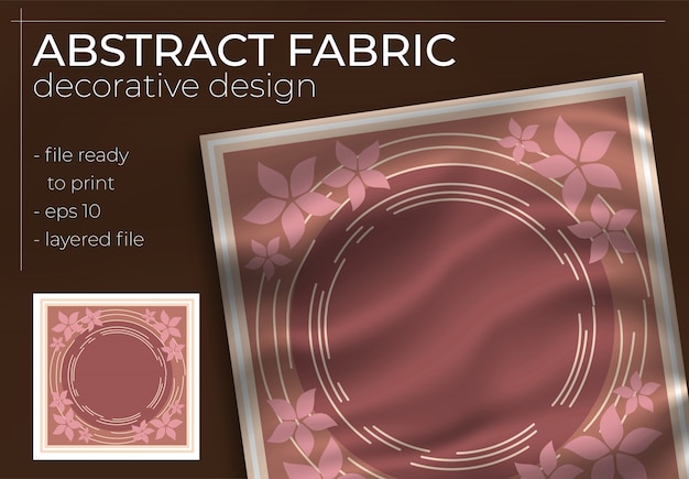 Abstract stof decoratief ontwerp