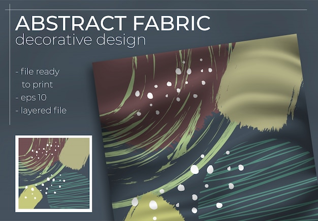 Abstract stof decoratief ontwerp