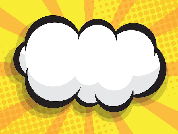 abstract stripboek pop art cartoon achtergrond met lege spraak bubbels