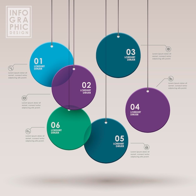 abstract stroomdiagram infografiek